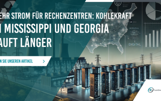 Mehr Strom für Rechenzentren Kohlekraftwerke in Mississippi und Georgia sollen länger laufen