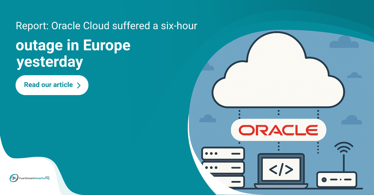 Reports Oracle Cloud suffered a six-hour outage in Europe yesterday