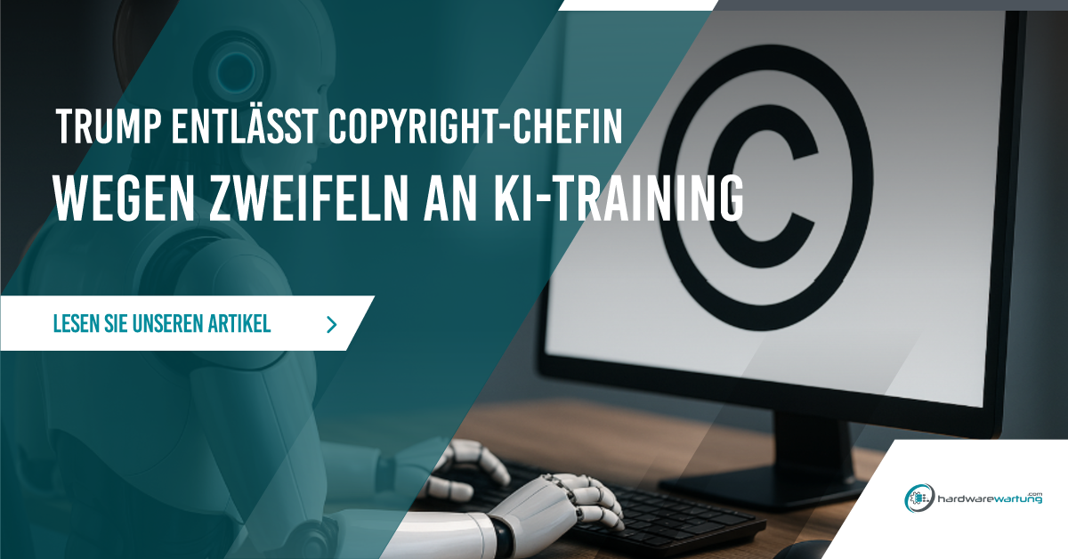 Trump entlässt Copyright-Chefin wegen Zweifeln an KI-Training