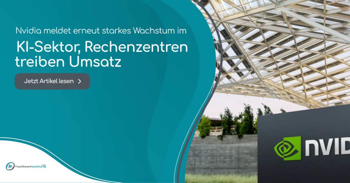 Nvidia meldet erneut starkes Wachstum im KI-Sektor, Rechenzentren treiben Umsatz