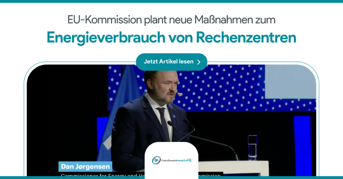 EU-Kommission plant neue Maßnahmen zum Energieverbrauch von Rechenzentren