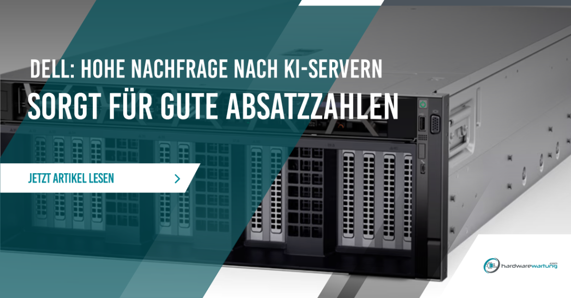 Dell: Hohe Nachfrage nach KI-Servern sorgt für gute Absatzzahlen