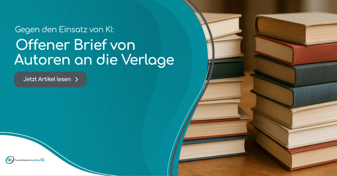 Gegen den Einsatz von KI: offener Brief von Autoren an die Verlage