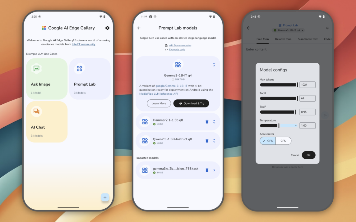 google-ai-edge-app-uebersicht Google AI Edge Gallery: Übersicht
