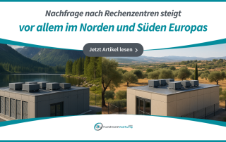 Bericht: Nachfrage nach Rechenzentren wird vor allem im Norden und im Süden Europas steigen