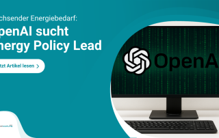 Wachsender Energiebedarf: OpenAI sucht Energy Policy Lead