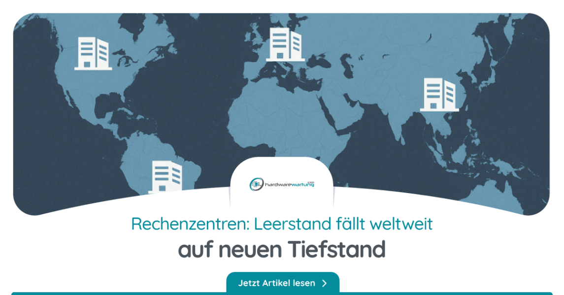 Rechenzentren: Leerstand fällt weltweit auf neuen Tiefstand