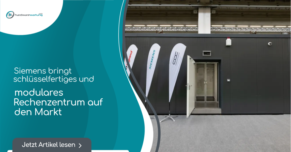 Siemens bringt schlüsselfertiges und modulares Rechenzentrum auf den Markt