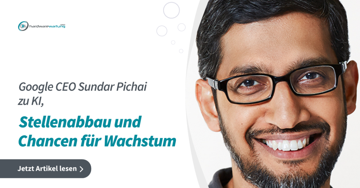 Google CEO Sundar Pichai äußert sich zu KI und Stellenabbau und sieht Chancen für Wachstum