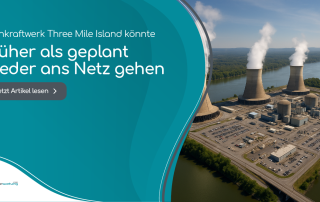 Kernkraftwerk Three Mile Island könnte früher als geplant wieder ans Netz gehen