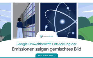 Google Umweltbericht: Entwicklung der Emissionen zeigen gemischtes Bild