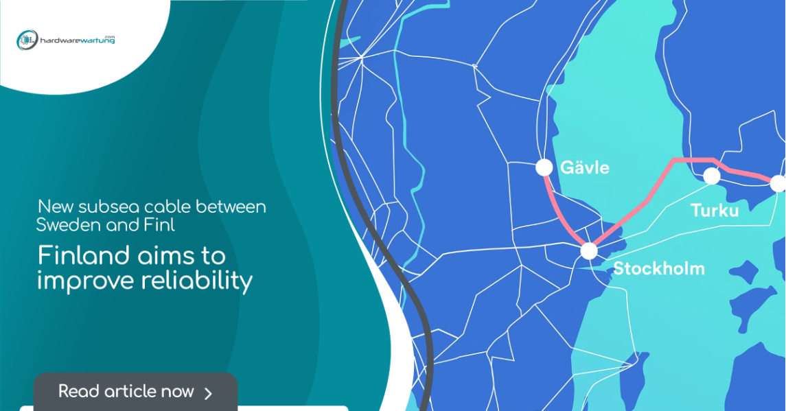 New subsea cable between Sweden and Finland aims to improve reliability
