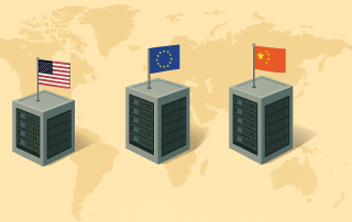 Rechenzentren in den USA, der EU und in China