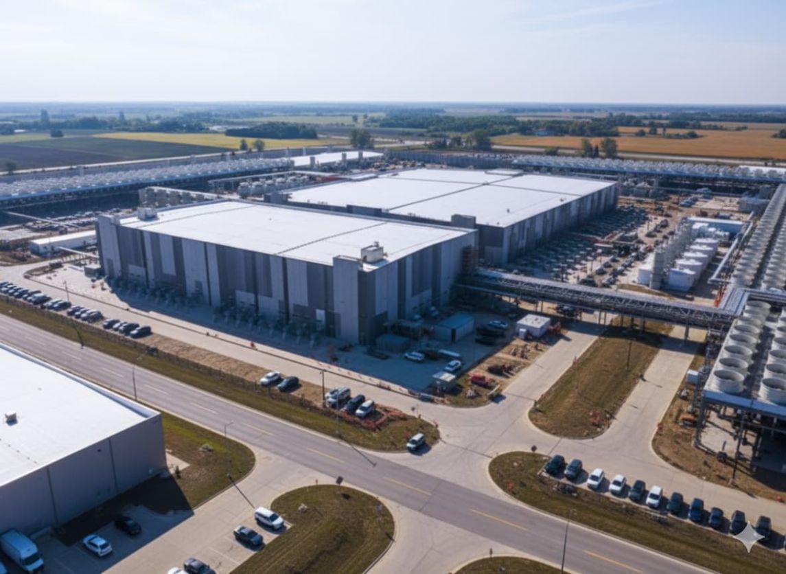 Microsoft Rechenzentrum Fairwater in Mount Pleasant, Wisconsin