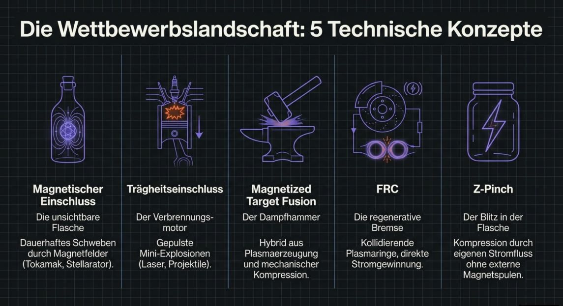 5 Technische Konzepte der Fusionserzeugung 5 Technische Konzepte der Fusionserzeugung