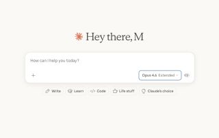 Claude Opus 4.6 start screen