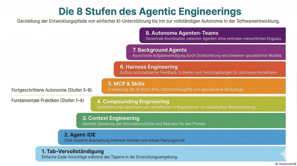 Die 8 Stufen des Agentic Engineerings