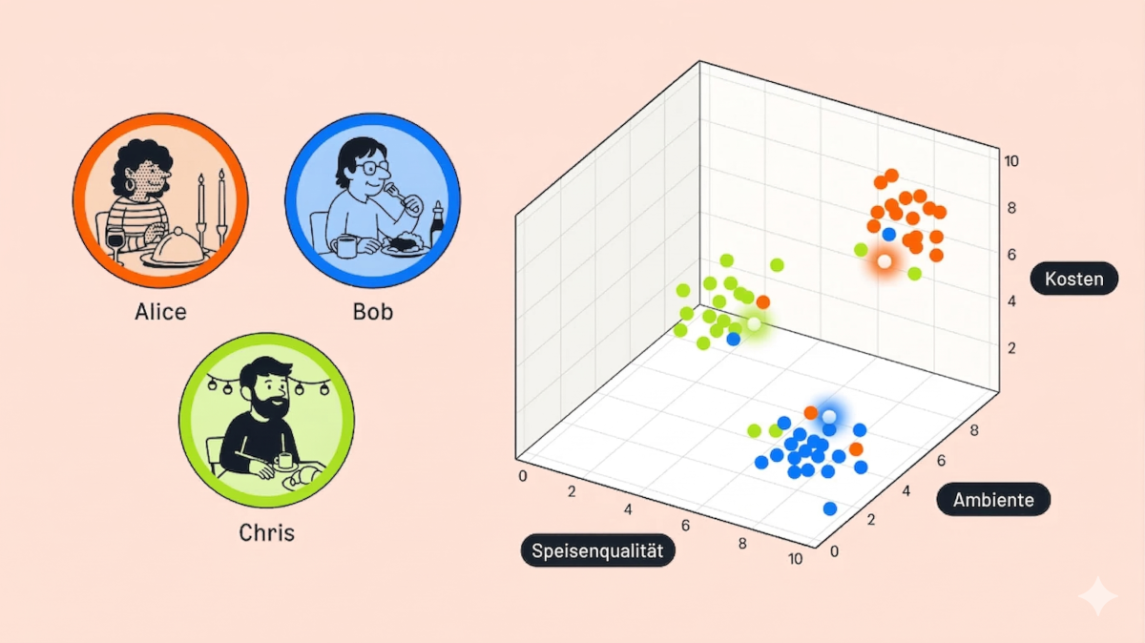 Dreidimensionale Embeddings: Beispiel