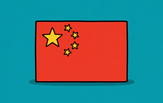 Flagge von China