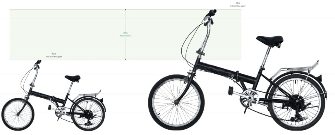 Verkauftes Fahrrad: Claude Opus 4.5 erzielte höheren Preis als Claude Haiku 4.5